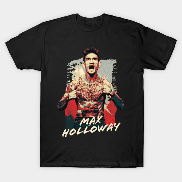 Max Holloway UFC Featherweight Champion T-Shirt by Colana Studio